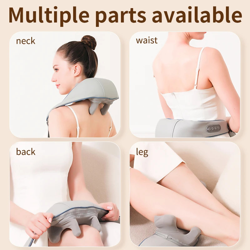 Dispositivo de massagem de relaxamento para pescoço, joelhos, pernas e parte inferior das costas