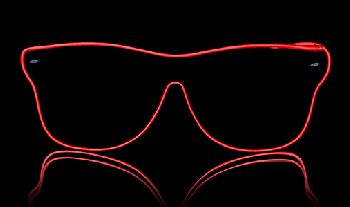 óculos de sol vermelhos