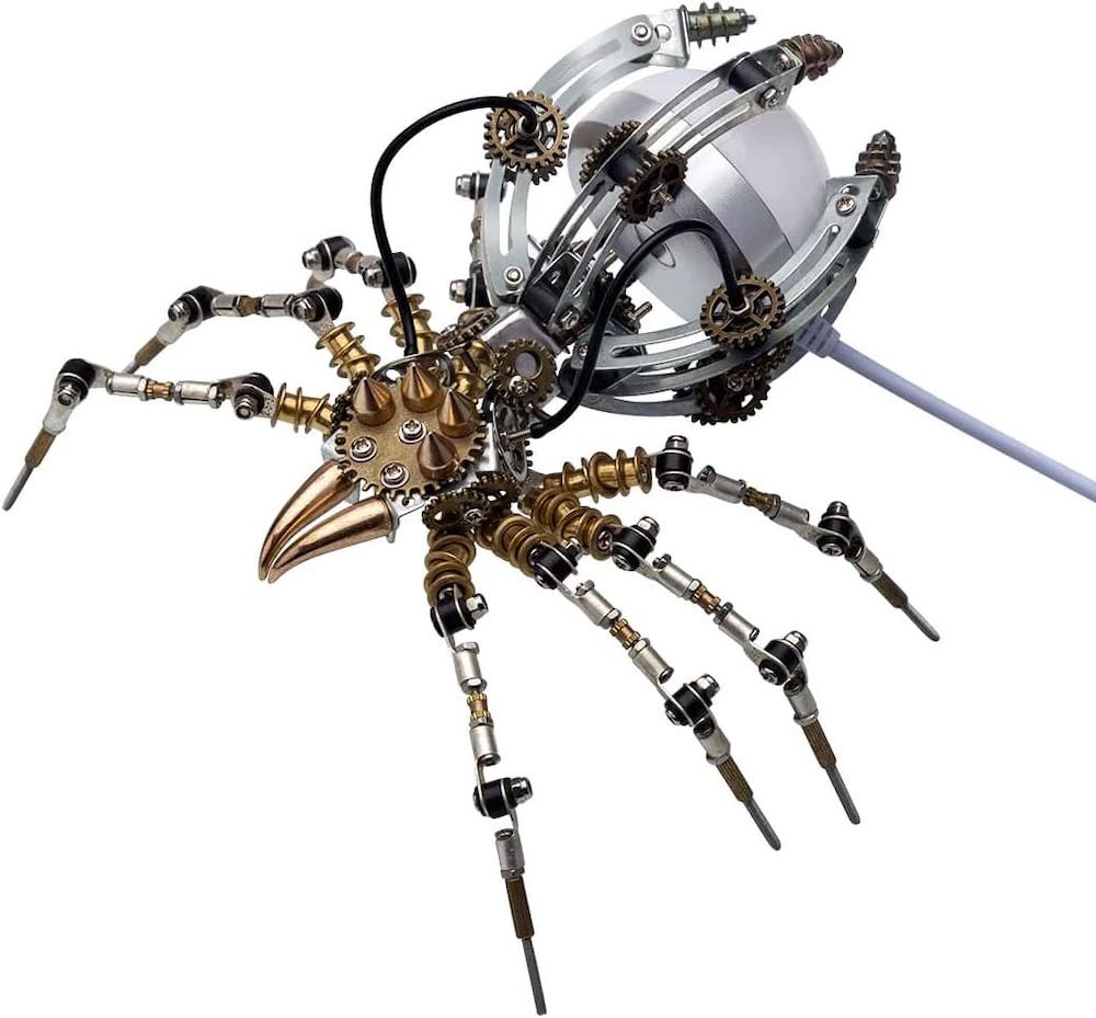 Réplica 3D de uma aranha