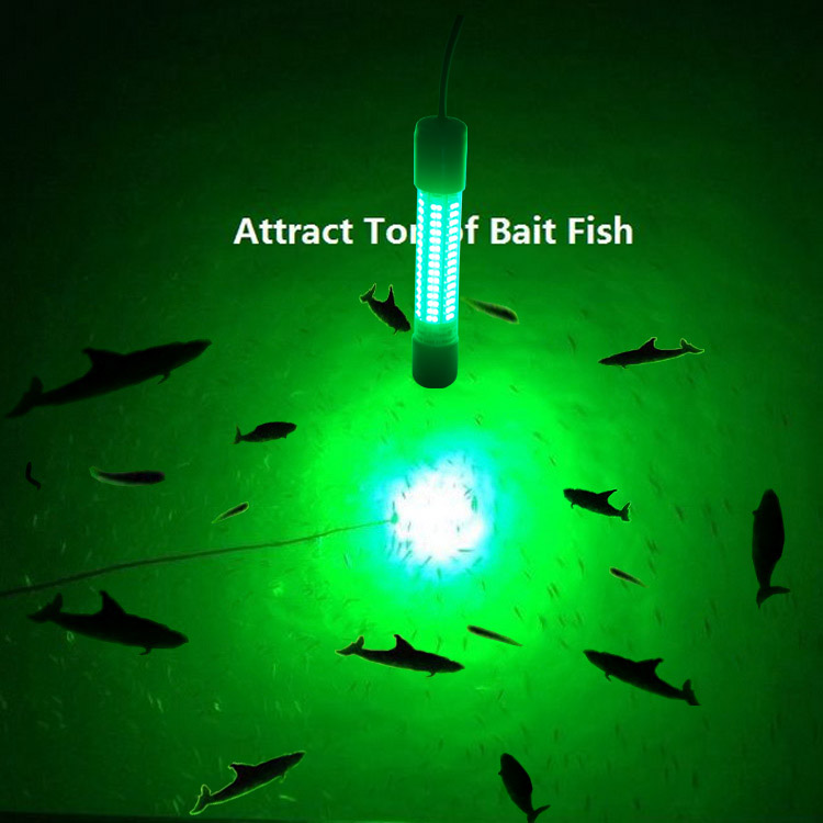 Pesca LED verde claro - ideal para pesca noturna - potência de até 300W