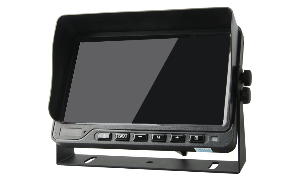 monitor traseiro compacto de 7 polegadas para o carro