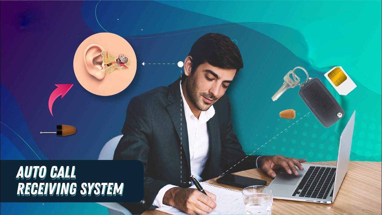 SPY HEADPHONES - como fazer o exame - SET para os exames (o menor fone de ouvido)