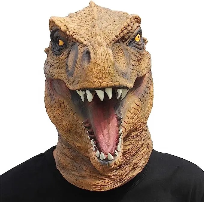 Máscara de Dino - máscara de Jurassic Park (máscara de cabeça)