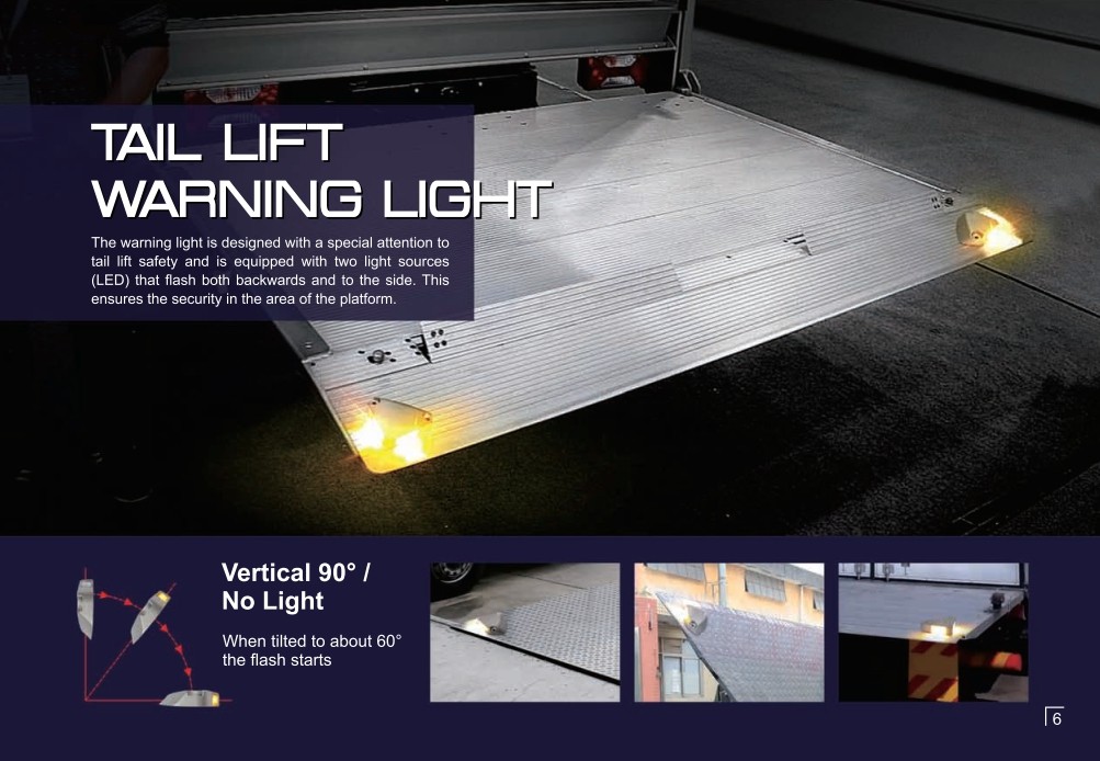 Luz LED de sinalização traseira para plataforma de carro - van, caminhão