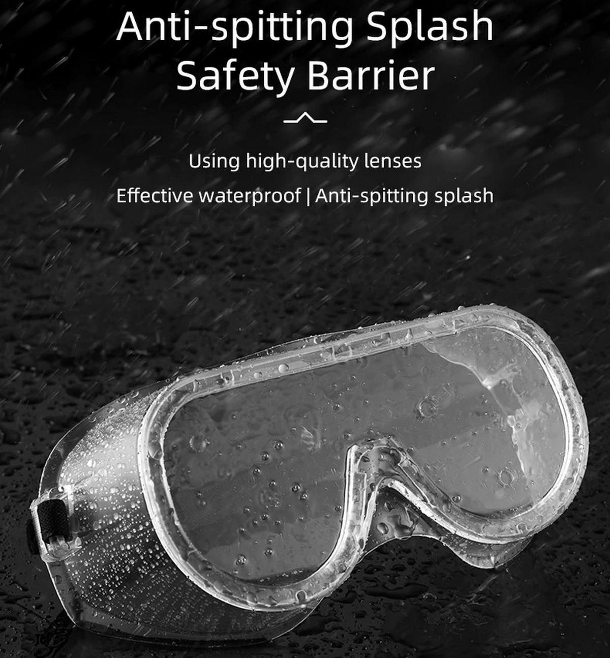 óculos de proteção resistentes a gotas de poeira e impacto