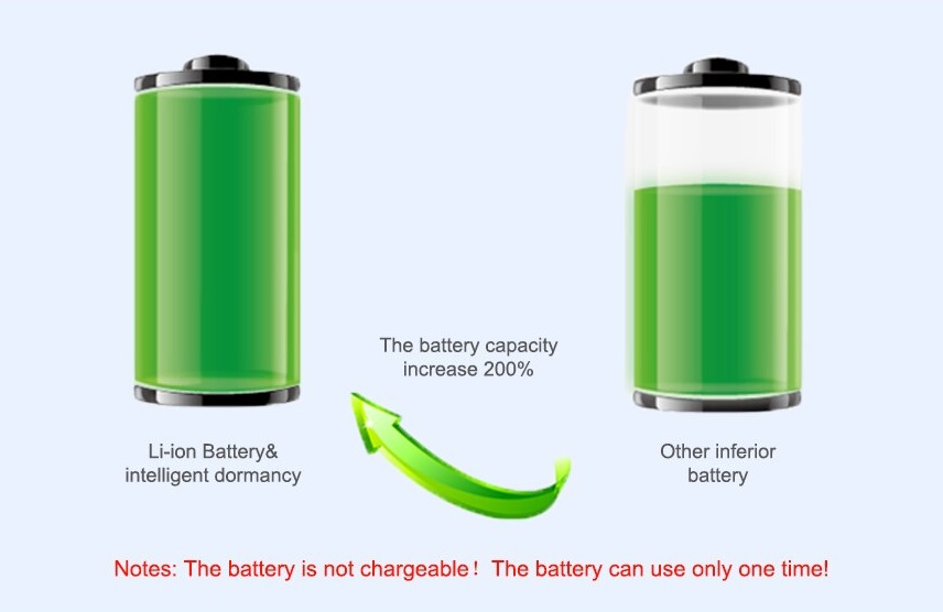 bateria de grande capacidade do localizador gps
