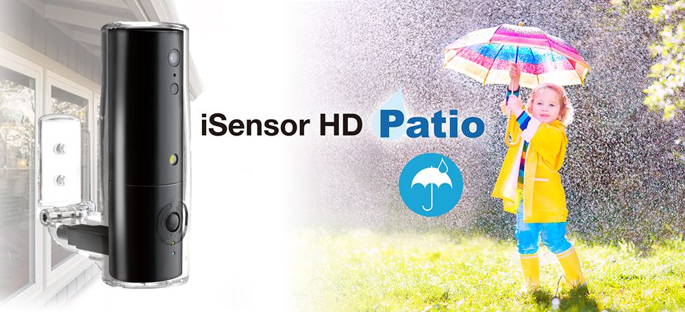 Câmera IP doméstica iSensor para pátio à prova d'água e UV
