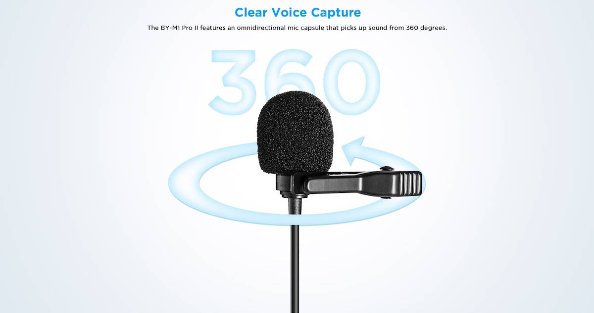 microfone de lapela para todos os dispositivos
